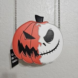 NWT "Disney" Jack Skellington Pumpkin Head Purse